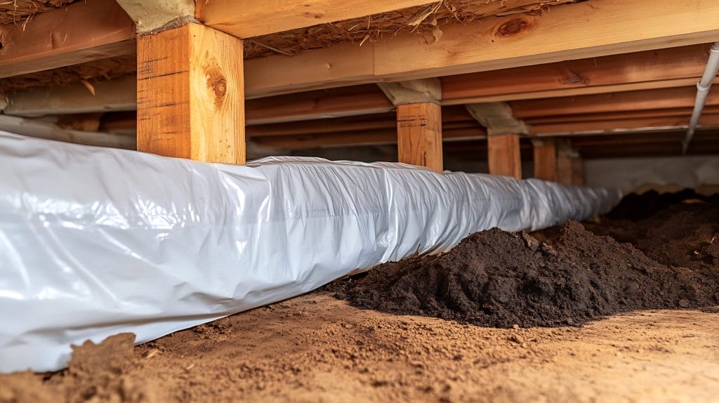 Crawlspace with Encapsulation System Installed
