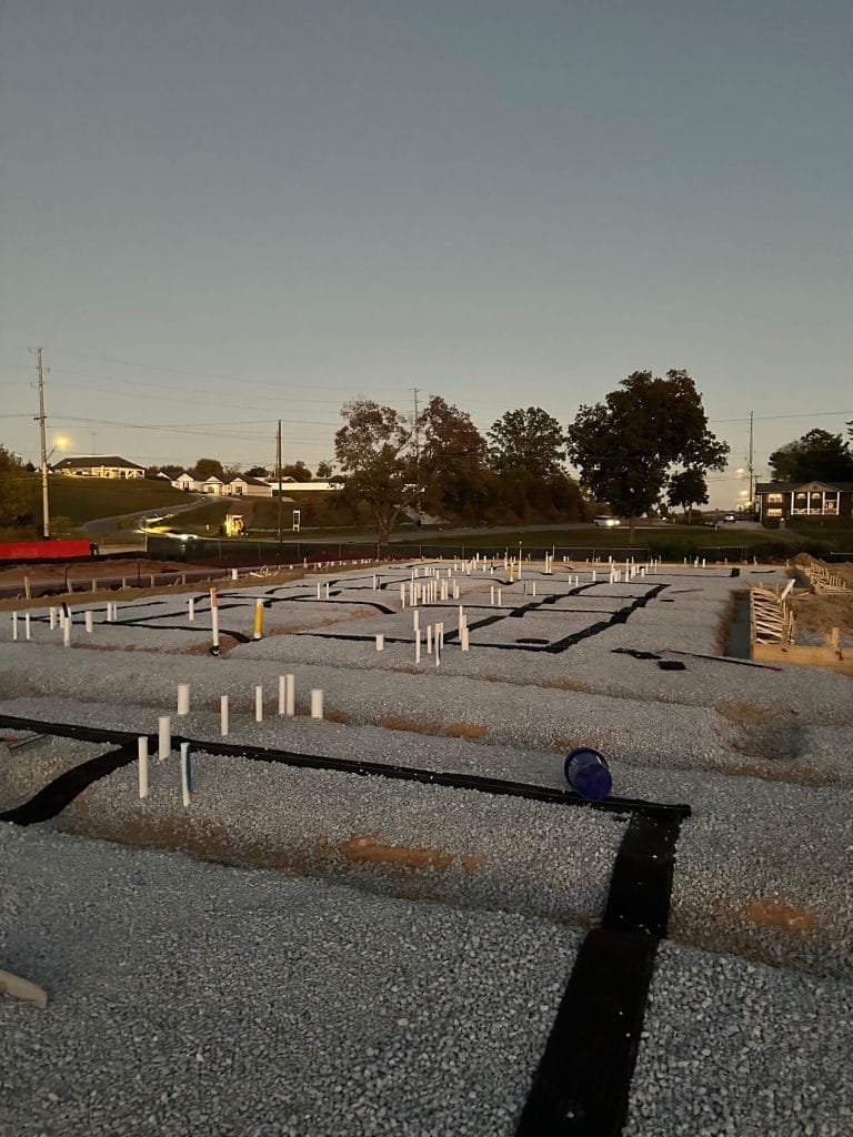 Commercial Radon Mitigation System Installation for Office Building
